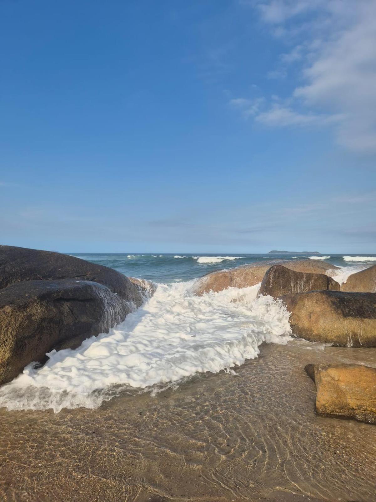 Refugio Vista Mar Praia Da Gamboa - Sc Garopaba Exteriör bild